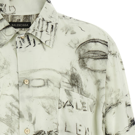 Balenciaga Gray Viscose Blouse