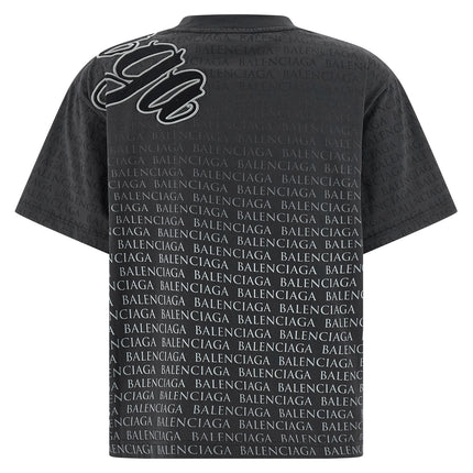 Balenciaga Black Cotton T-Shirt