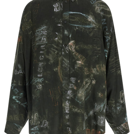 Balenciaga Black Viscose Blouse