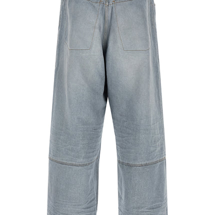 Balenciaga Blue Cotton Relaxed Fit Jeans
