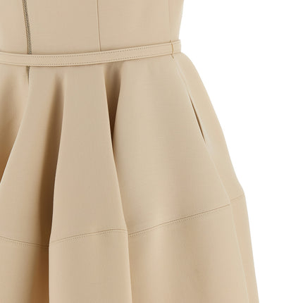 Fendi Multicolor Wool Short Dress