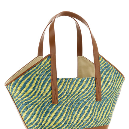 Marni Bicolor Polyamide Tote Bag