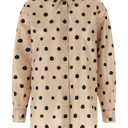 Fendi Multicolor Silk Blouse