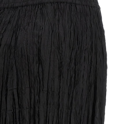 P.A.R.O.S.H. Black Silk Mini Skirt
