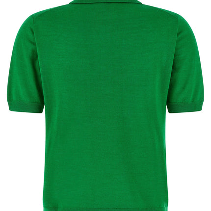 P.A.R.O.S.H. Bicolor Wool Polo Shirt