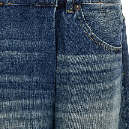 R13 Blue Cotton Jeans Denim