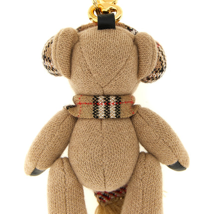 Burberry Beige Wool Keychain