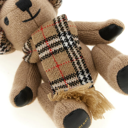 Burberry Beige Wool Keychain