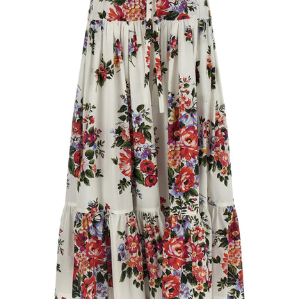 Dolce & Gabbana White Cotton Mini Skirt