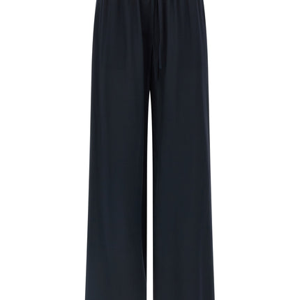 P.A.R.O.S.H. Blue Silk Casual Pants