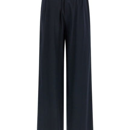 P.A.R.O.S.H. Blue Silk Casual Pants