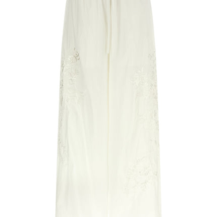 P.A.R.O.S.H. White Polyamide Casual Pants
