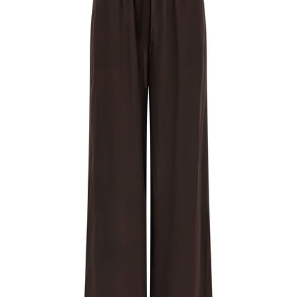 P.A.R.O.S.H. Brown Silk Casual Pants