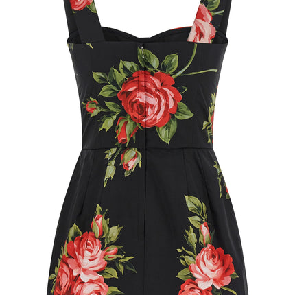 Dolce & Gabbana Black Cotton Tank Tops