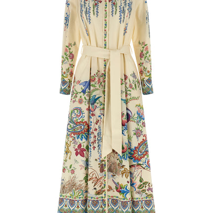 Etro Multicolor Cotton Long Dress