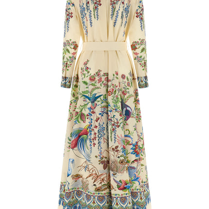 Etro Multicolor Cotton Long Dress