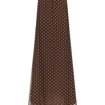 P.A.R.O.S.H. Brown Polyester Long Dress