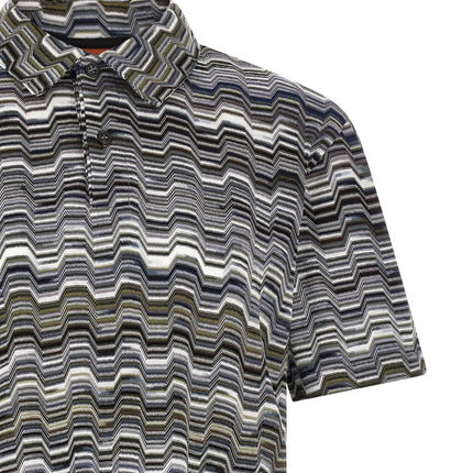 Missoni Bicolor Cotton Polo Shirt