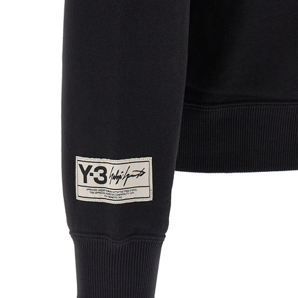 Y-3 Black Cotton Sweatshirt
