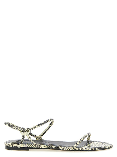 Staud Bicolor Cowhide Flat Sandals