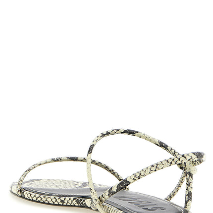 Staud Bicolor Cowhide Flat Sandals