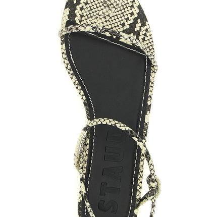 Staud Bicolor Cowhide Flat Sandals