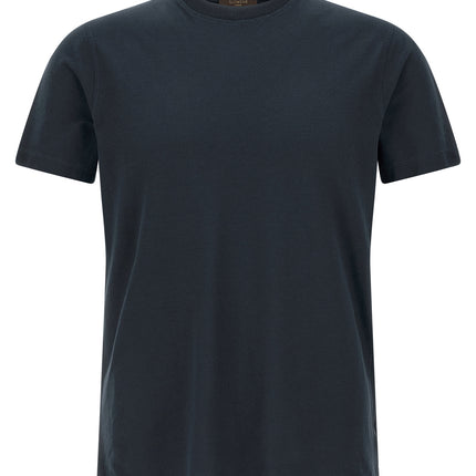 ZANONE Blue Cotton T-Shirt