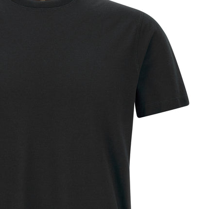 ZANONE Black Cotton T-Shirt
