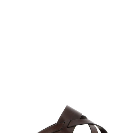 Brunello Cucinelli Brown Calfskin Slides