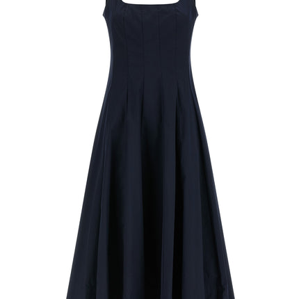 Staud Blue Cotton Midi Dress
