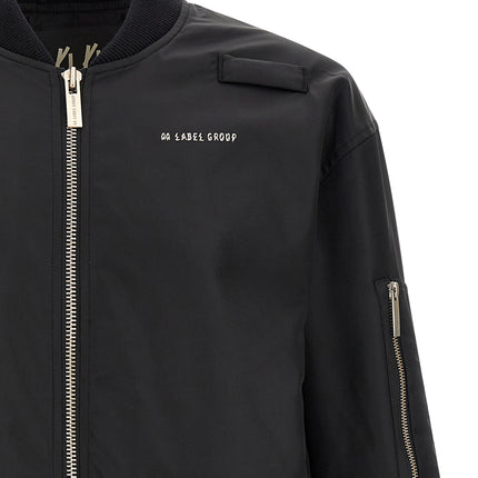 44 Label Group Black Polyamide Bomber