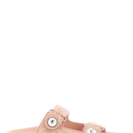 Jimmy Choo Multicolor Tencel Slides