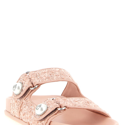 Jimmy Choo Multicolor Tencel Slides