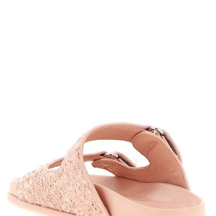Jimmy Choo Multicolor Tencel Slides