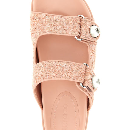 Jimmy Choo Multicolor Tencel Slides