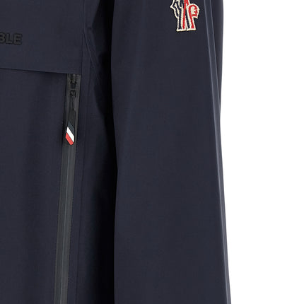 Moncler Grenoble Blue Polyamide Shell Jacket