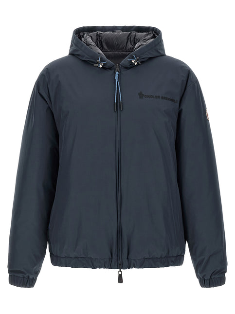 Moncler Grenoble Blue Polyamide Shell Jacket