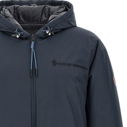 Moncler Grenoble Blue Polyamide Shell Jacket