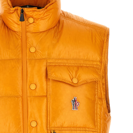 Moncler Grenoble Bicolor Polyester Sleeveless Jacket