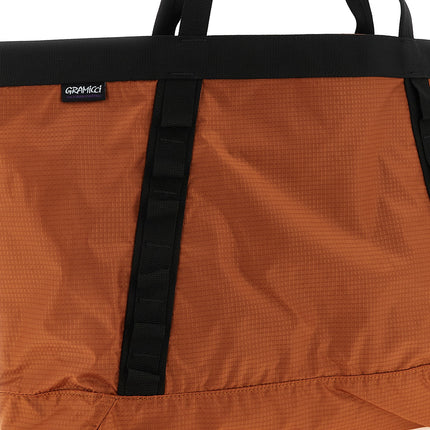 Gramicci Orange Nylon Tote Bag