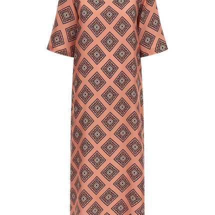 Alberto Biani Multicolor Silk Long Dress