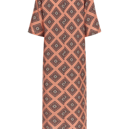 Alberto Biani Multicolor Silk Long Dress