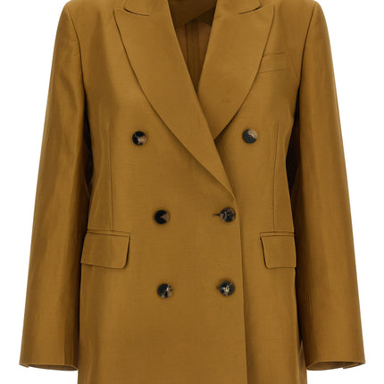 Alberto Biani Brown Viscose Blazer