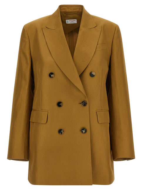 Alberto Biani Brown Viscose Blazer