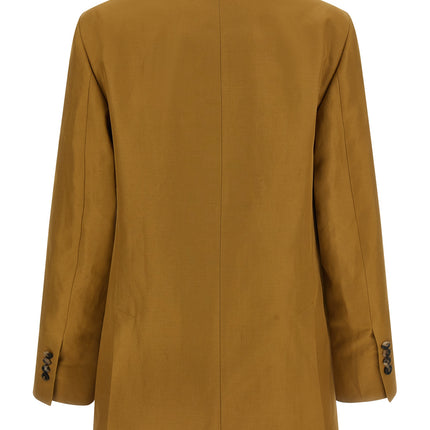 Alberto Biani Brown Viscose Blazer