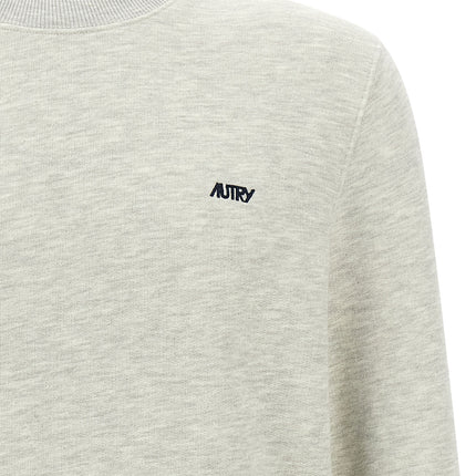 Autry Gray Cotton Sweatshirt