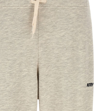 Autry Gray Cotton Joggers (Workout Pants)