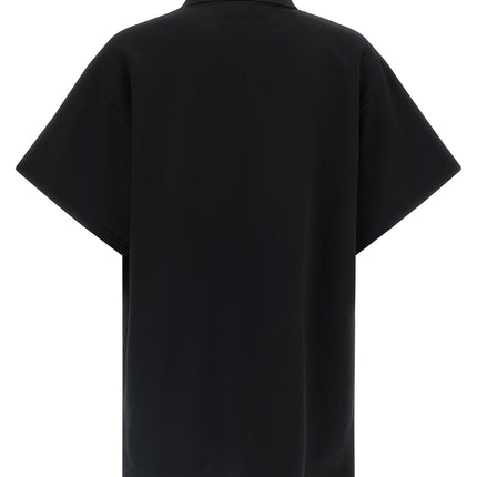 Balenciaga Black Cotton Polo Shirt
