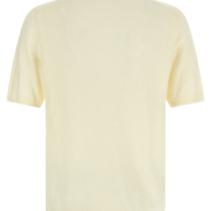 Roberto Collina Beige Cotton Polo Shirt