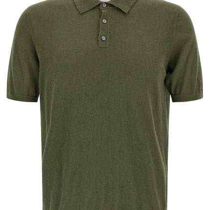 Roberto Collina Bicolor Cotton Polo Shirt